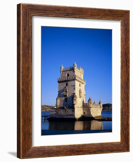 Torre De Belem (Tower of Belem), Built 1515-1521 on Tagus River, Lisbon, Portugal-Sylvain Grandadam-Framed Photographic Print