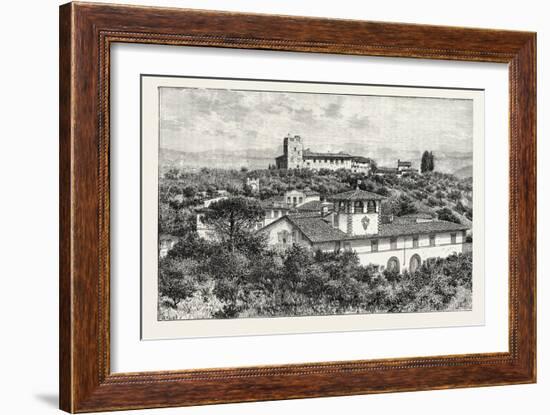 Torre Del Gallo (Galileo's Observatory) Near Florence Italy-null-Framed Giclee Print