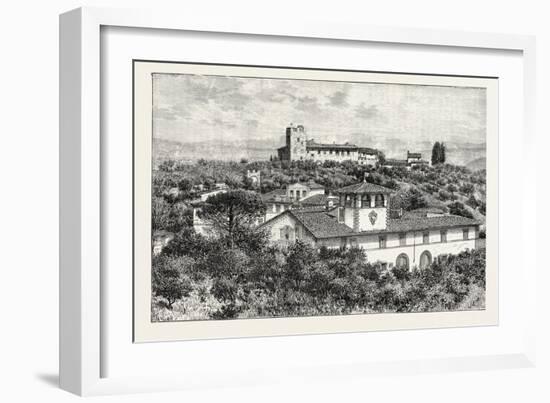 Torre Del Gallo (Galileo's Observatory) Near Florence Italy-null-Framed Giclee Print