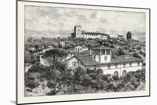 Torre Del Gallo (Galileo's Observatory) Near Florence Italy-null-Mounted Giclee Print