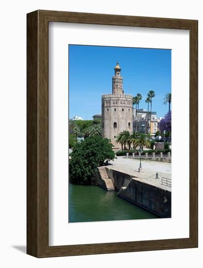 Torre del Oro, Seville, Andalusia, Spain, Europe-Ethel Davies-Framed Photographic Print