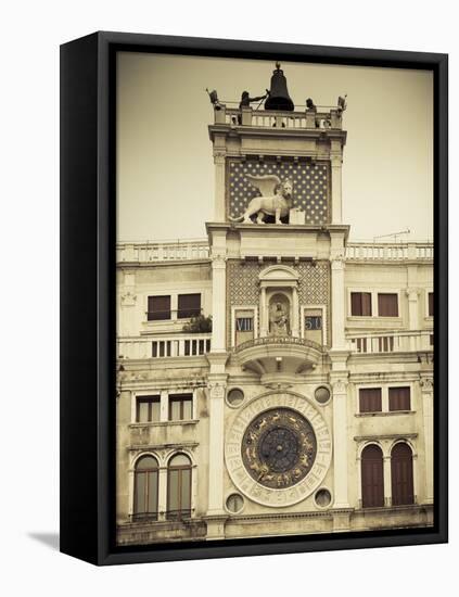 Torre Dell'Orologio (St Mark's Clocktower), Piazza San Marco, Venice, Italy-Jon Arnold-Framed Premier Image Canvas