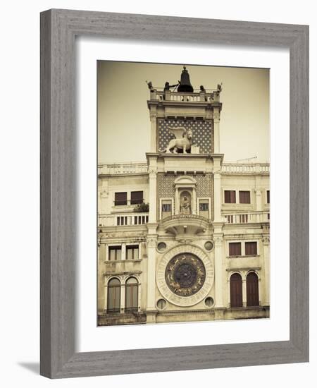 Torre Dell'Orologio (St Mark's Clocktower), Piazza San Marco, Venice, Italy-Jon Arnold-Framed Photographic Print