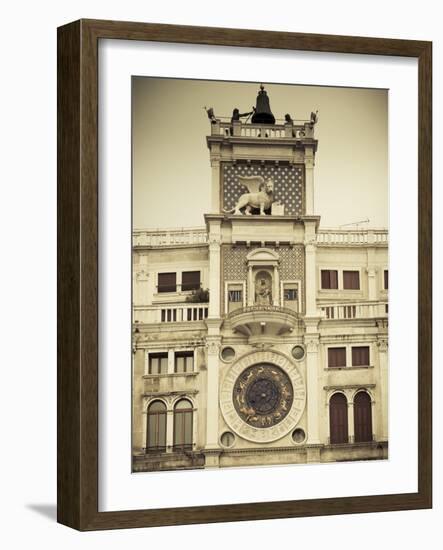 Torre Dell'Orologio (St Mark's Clocktower), Piazza San Marco, Venice, Italy-Jon Arnold-Framed Photographic Print