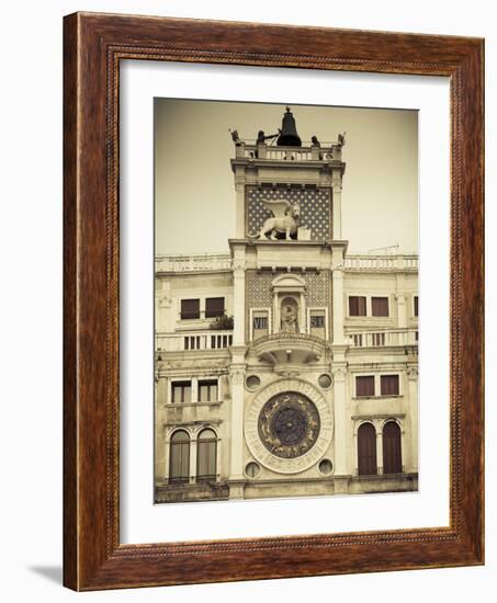 Torre Dell'Orologio (St Mark's Clocktower), Piazza San Marco, Venice, Italy-Jon Arnold-Framed Photographic Print