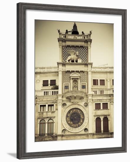 Torre Dell'Orologio (St Mark's Clocktower), Piazza San Marco, Venice, Italy-Jon Arnold-Framed Photographic Print