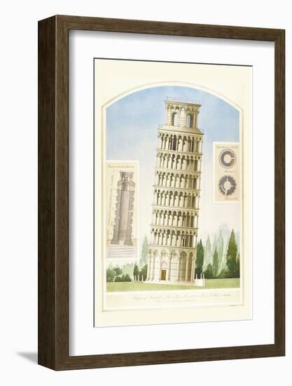 Torre di Pisa-Libero Patrignani-Framed Art Print