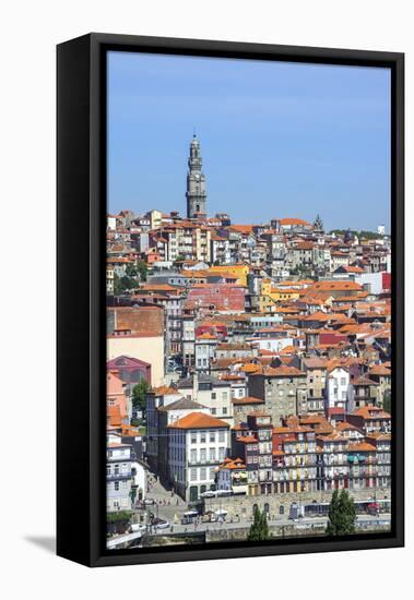 Torre Dos Clerigos, Old City, UNESCO World Heritage Site, Oporto, Portugal, Europe-G and M Therin-Weise-Framed Premier Image Canvas