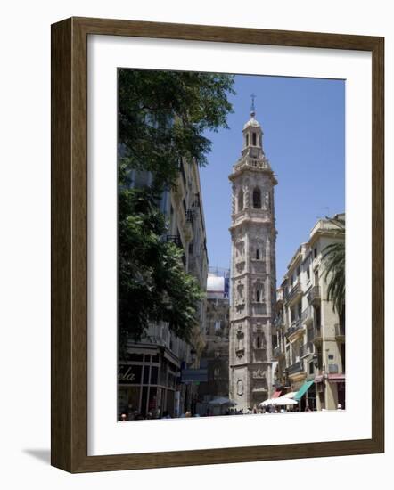 Torre Santa Cartalina, Church, Valencia, Mediterranean, Costa Del Azahar, Spain, Europe-Martin Child-Framed Photographic Print