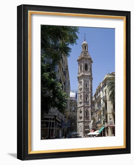 Torre Santa Cartalina, Church, Valencia, Mediterranean, Costa Del Azahar, Spain, Europe-Martin Child-Framed Photographic Print