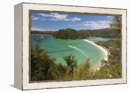 Torrent Bay, Abel Tasman National Park, Nelson Region, South Island, New Zealand, Pacific-Stuart Black-Framed Premier Image Canvas