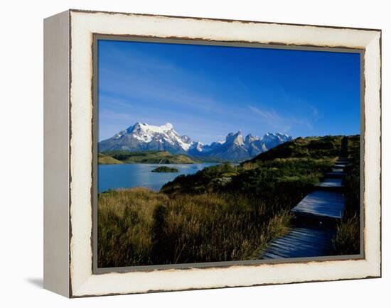 Torres Del Paine National Park, Chile-null-Framed Premier Image Canvas