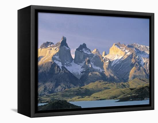 Torres Del Paine, Patagonia, Chile-Peter Adams-Framed Premier Image Canvas