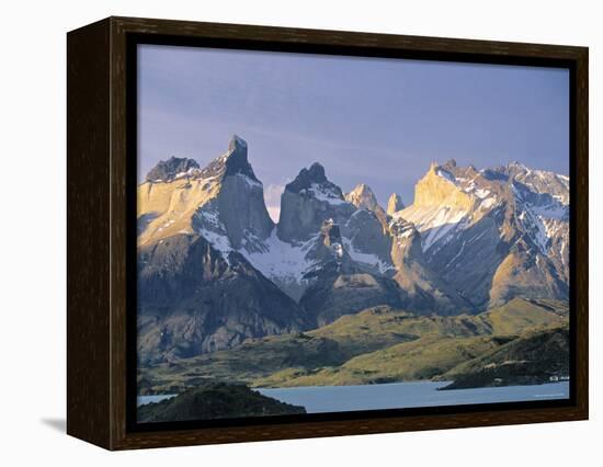 Torres Del Paine, Patagonia, Chile-Peter Adams-Framed Premier Image Canvas