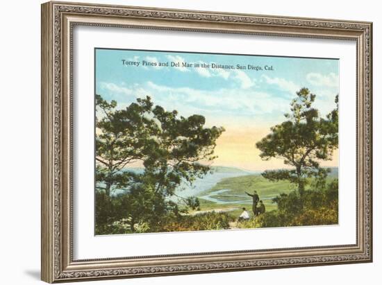 Torrey Pines, Del Mar, California-null-Framed Art Print