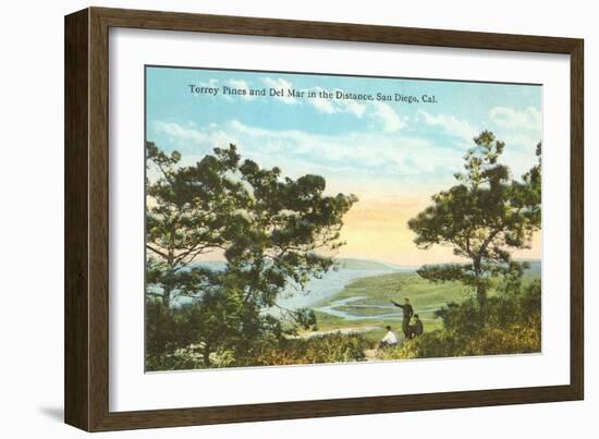 Torrey Pines, Del Mar, California-null-Framed Art Print