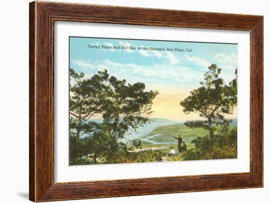 Torrey Pines, Del Mar, California-null-Framed Art Print