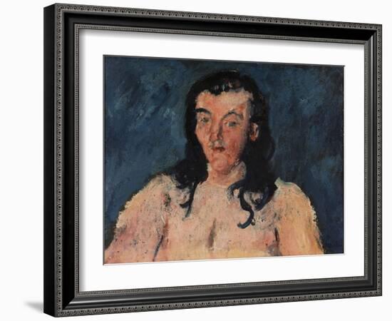 Torse au fond bleu-Chaim Soutine-Framed Giclee Print