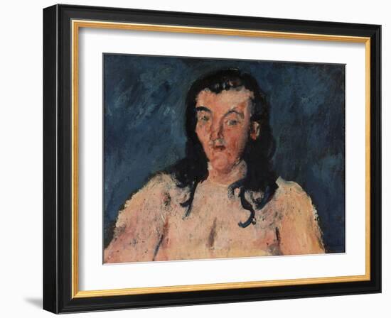 Torse au fond bleu-Chaim Soutine-Framed Giclee Print