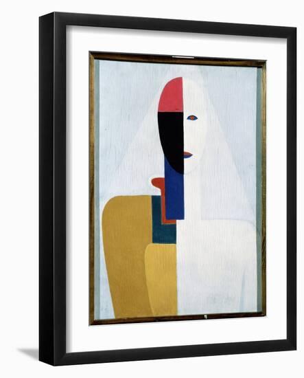 Torse De Femme (A Woman's Torso). Peinture De Kasimir Severinovich Malevitch (Malevich, Malevic) (1-Kazimir Severinovich Malevich-Framed Giclee Print