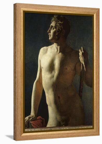 Torse ou demi-figure peinte-Jean-Auguste-Dominique Ingres-Framed Premier Image Canvas