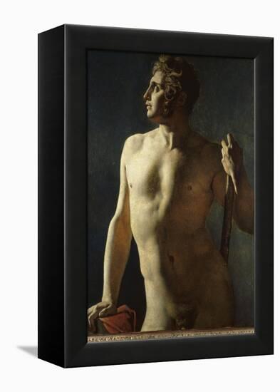 Torse ou demi-figure peinte-Jean-Auguste-Dominique Ingres-Framed Premier Image Canvas