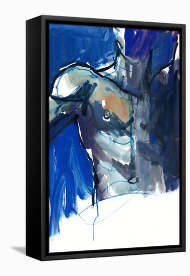 Torso, 2022, (mixed media on paper)-Mark Adlington-Framed Premier Image Canvas