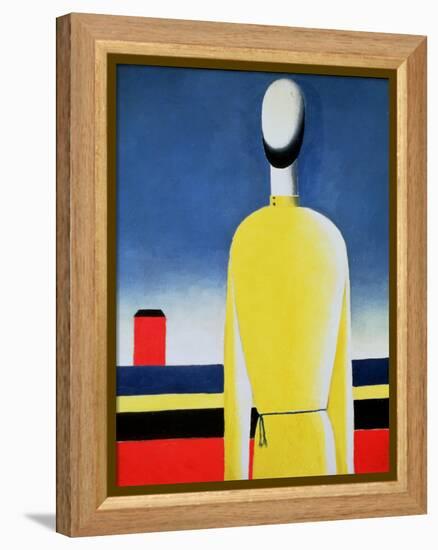 Torso in a Yellow Shirt, 1928-32-Kasimir Malevich-Framed Premier Image Canvas