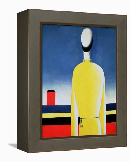 Torso in a Yellow Shirt, 1928-32-Kasimir Malevich-Framed Premier Image Canvas