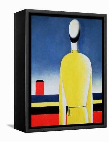 Torso in a Yellow Shirt, 1928-32-Kasimir Malevich-Framed Premier Image Canvas