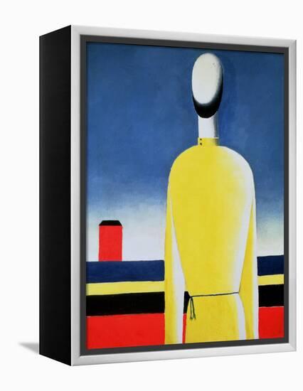 Torso in a Yellow Shirt, 1928-32-Kasimir Malevich-Framed Premier Image Canvas