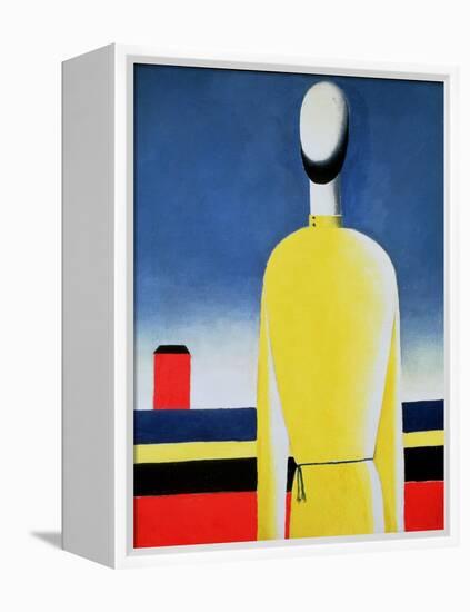 Torso in a Yellow Shirt, 1928-32-Kasimir Malevich-Framed Premier Image Canvas