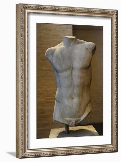 Torso of a Statue of Apollo. Roman Sculpture after Original of About 460 BC. Glyptothek. Munich-null-Framed Giclee Print