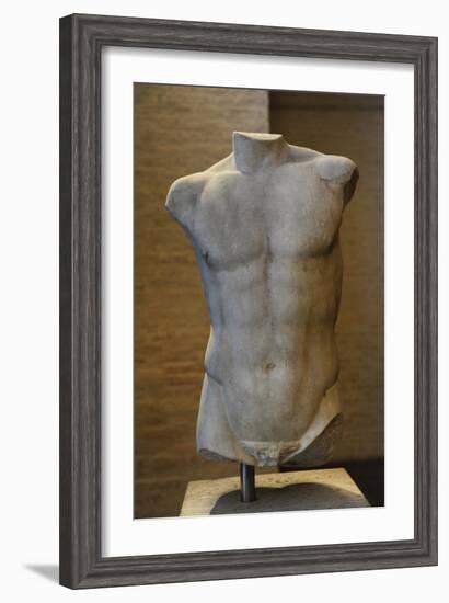 Torso of a Statue of Apollo. Roman Sculpture after Original of About 460 BC. Glyptothek. Munich-null-Framed Giclee Print