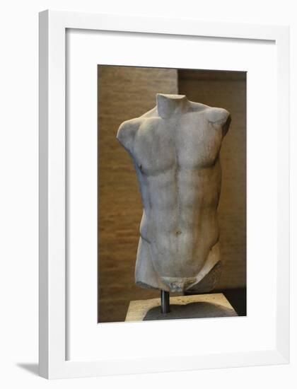 Torso of a Statue of Apollo. Roman Sculpture after Original of About 460 BC. Glyptothek. Munich-null-Framed Giclee Print