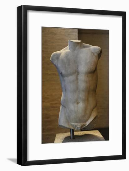 Torso of a Statue of Apollo. Roman Sculpture after Original of About 460 BC. Glyptothek. Munich-null-Framed Giclee Print