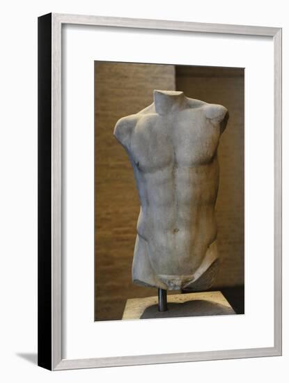 Torso of a Statue of Apollo. Roman Sculpture after Original of About 460 BC. Glyptothek. Munich-null-Framed Giclee Print