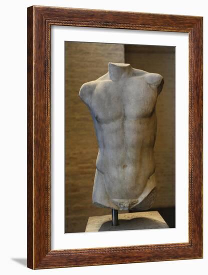 Torso of a Statue of Apollo. Roman Sculpture after Original of About 460 BC. Glyptothek. Munich-null-Framed Giclee Print