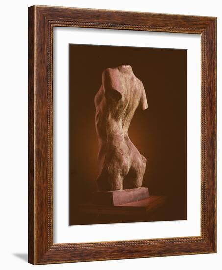 Torso of a Young Woman, 1909 (Bronze)-Auguste Rodin-Framed Giclee Print