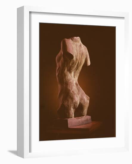 Torso of a Young Woman, 1909 (Bronze)-Auguste Rodin-Framed Giclee Print