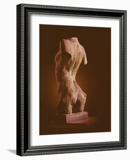 Torso of a Young Woman, 1909 (Bronze)-Auguste Rodin-Framed Giclee Print