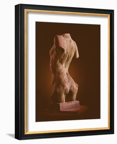 Torso of a Young Woman, 1909 (Bronze)-Auguste Rodin-Framed Giclee Print