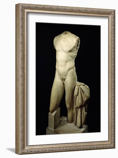 Torso of Apollo (Marble)-Roman-Framed Giclee Print