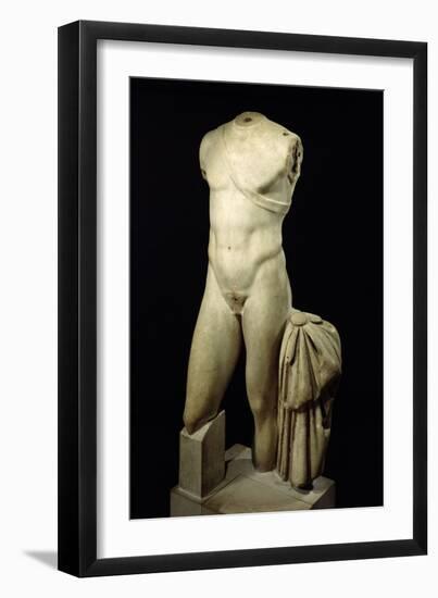 Torso of Apollo (Marble)-Roman-Framed Giclee Print