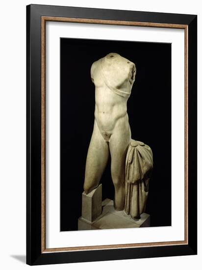 Torso of Apollo (Marble)-Roman-Framed Giclee Print