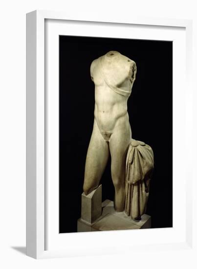 Torso of Apollo (Marble)-Roman-Framed Giclee Print