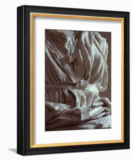 Torso of marble statue from the Capitoline Hill, Italy-Werner Forman-Framed Giclee Print