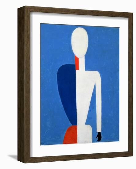 Torso, Transformation to a New Shape, 1928-32-Kasimir Malevich-Framed Giclee Print