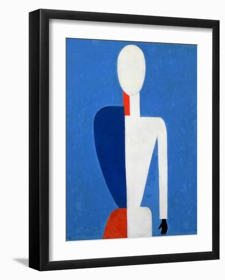 Torso, Transformation to a New Shape, 1928-32-Kasimir Malevich-Framed Giclee Print