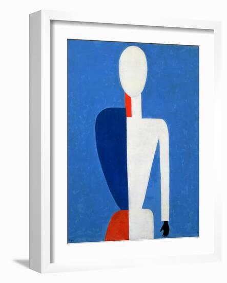 Torso, Transformation to a New Shape, 1928-32-Kasimir Malevich-Framed Giclee Print